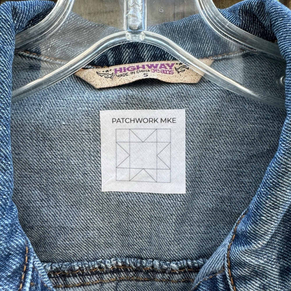 Upcycled Jean Jacket - Picture 2 of 3